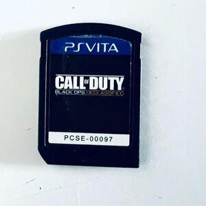 Call of Duty: Black Ops Declassified PS Vita Game Card - Black Tested & Working